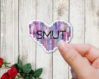 Smut Addict Sticker: Spicy Book Club, Waterproof Vinyl (3 inch)