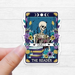 The smut reader tarot card bookish sticker spicy book gift
