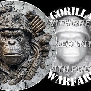 Télécharger Gorilla Warfare Niveaux de gris