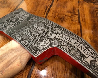 Fire axe SVG Ai8 DIGITAL DOWNLOAD