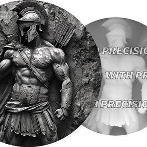 STL et niveaux de gris à téléchargement numérique Gladiator