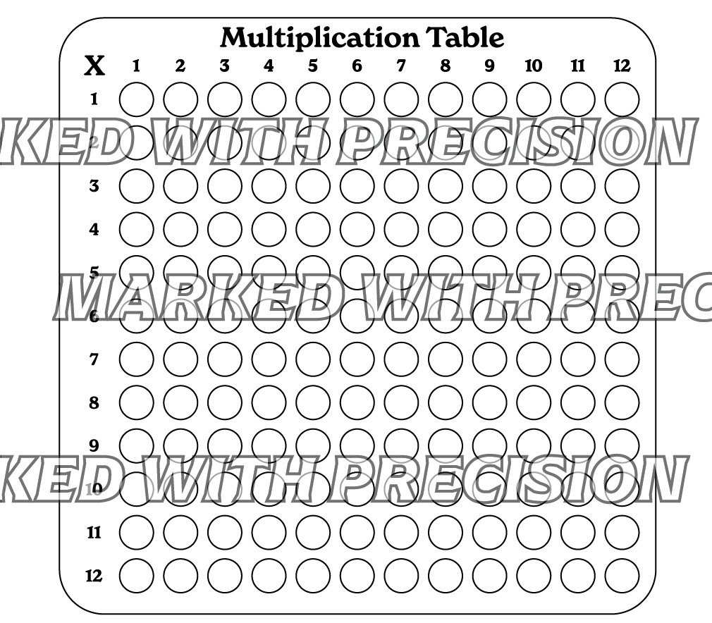 Multiplication Table Download - Etsy
