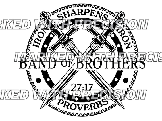 Iron Sharpens Iron Digital Download SVG EPS AI8 Christian - Etsy