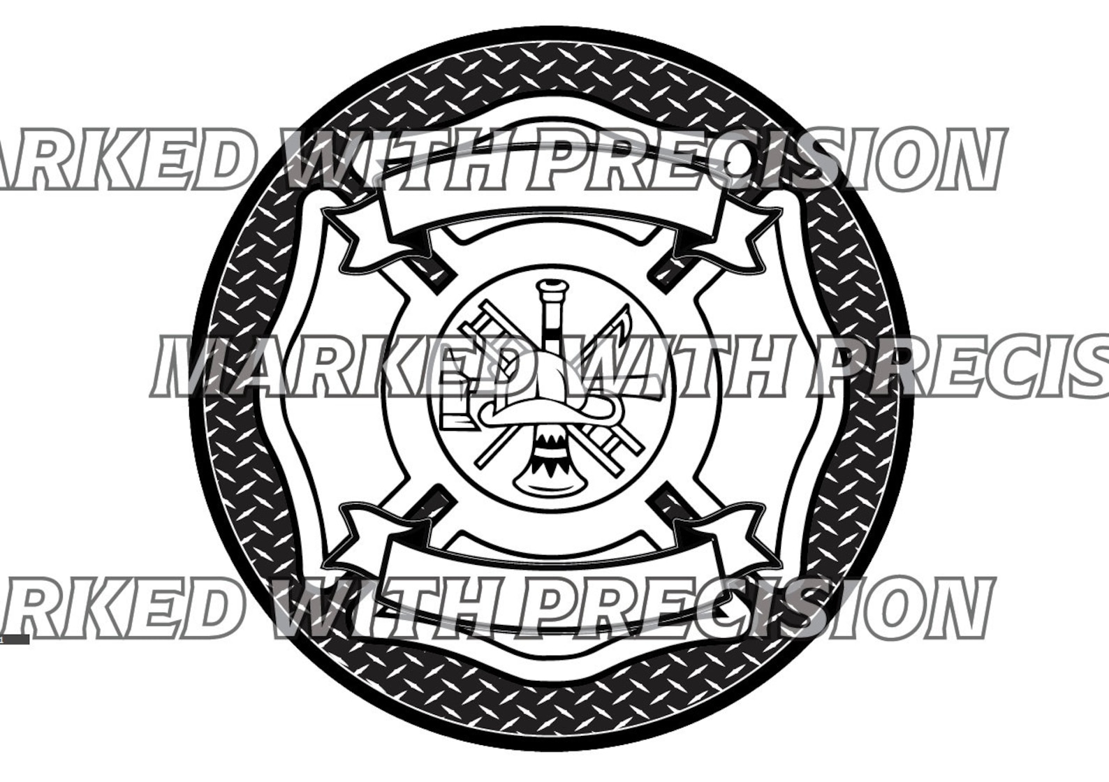 Firefighter Maltese Cross SVG Ai8 DIGITAL DOWNLOAD - Etsy