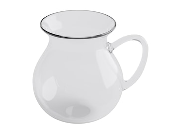 Turkish Tea/Coffee Glass Mug with Handle - 550mL Size