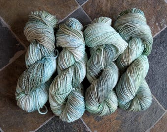 Hand dyed yarn, Tree Spirits, small batch dye