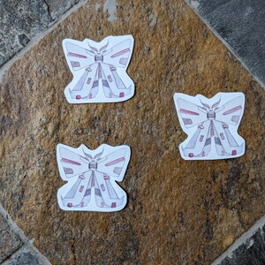 April Monthly Moth Sticker - MechaMoth - handgemachte limitierte Aufkleber