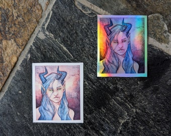 Blue Dragon - handmade vinyl stickers