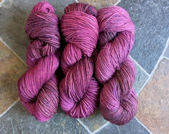 Hand dyed yarn, Wolf Moon, Cryptids and myths series, small batch dye