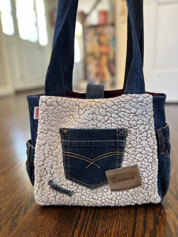 Denim jean purse deals