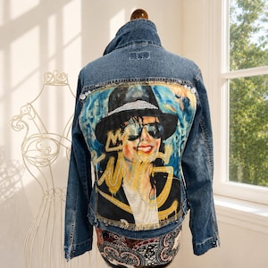 ジャケット・アウター MJ Michael Jackson Jacket Rhinestone - Etsy