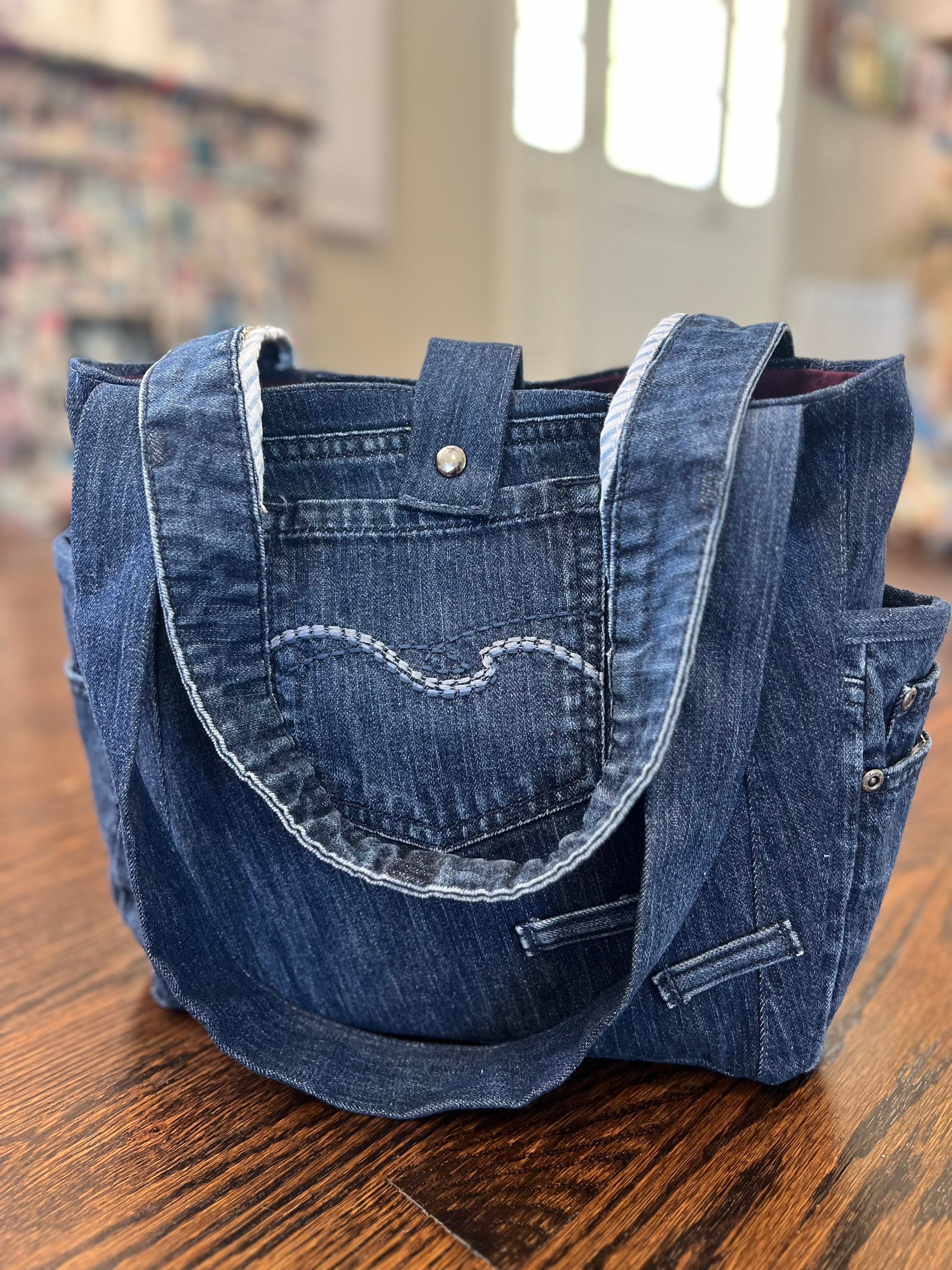 Denim Remake Bag - Etsy