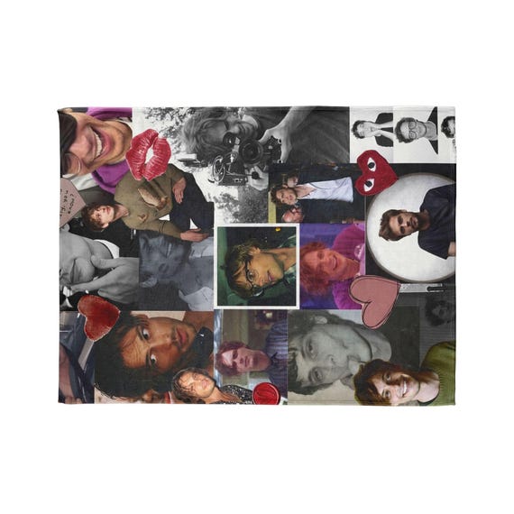 Matthew Gray Gubler Blanket Criminal Minds Spencer Reid Throw Merch Etsy