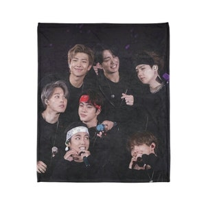 BTS Blanket | OT7 Blanket | Bangtan Sonyeondan | BTS Merch & Birthday present