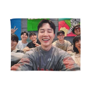 BTS Blanket | OT7 Blanket | Bangtan Sonyeondan Christmas | BTS Merch & Birthday present