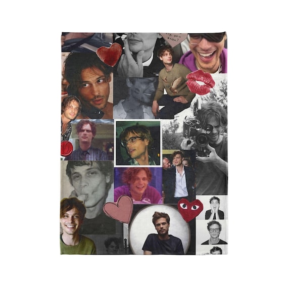 Matthew Gray Gubler Blanket Criminal Minds Spencer Reid Throw Merch Etsy