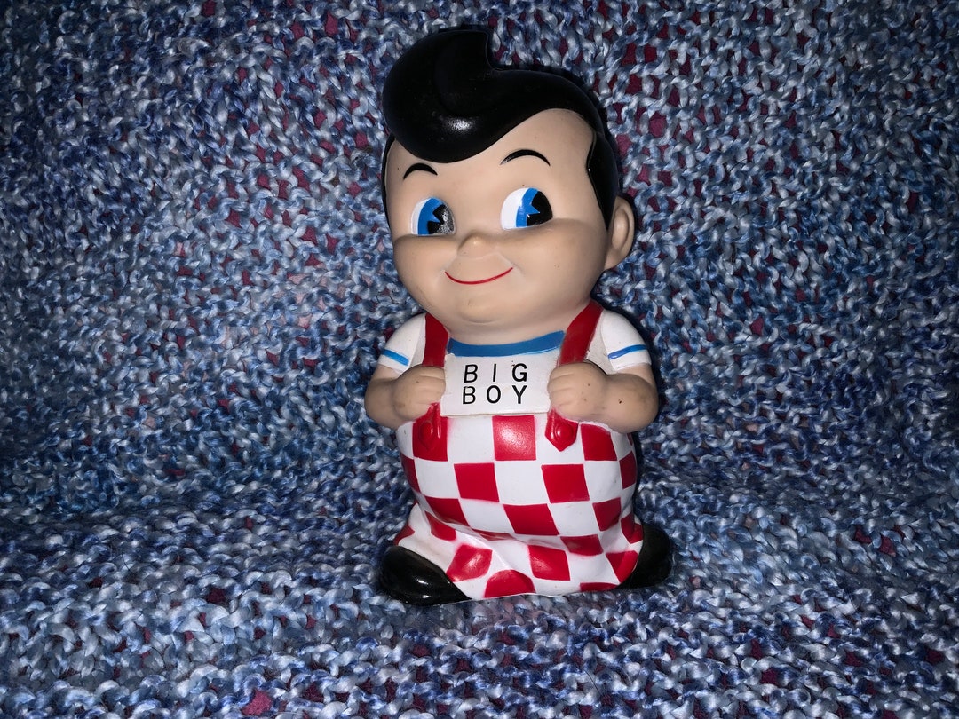 Vintage Bobs Big Boy Piggy Bank Advertising Etsy