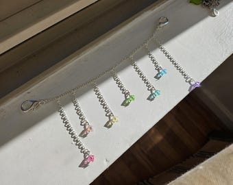 Rainbow Crystal Mask Chain