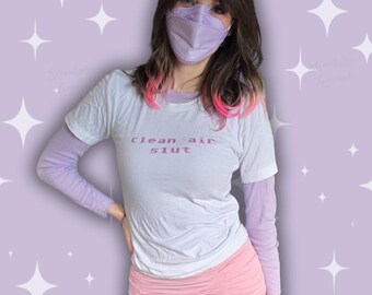 Clean Air Slut - Covid Conscious - Airborne Aware - Public Health Advocacy - Still Masking - Unisex t-shirt