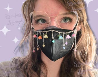 Rainbow Garden Mask Chain Jewelry