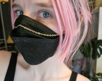 18k Gold Plated Mask Chain