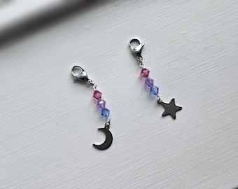 Celestial Bisexual Fairycore Mask Chain Charm Jewelry