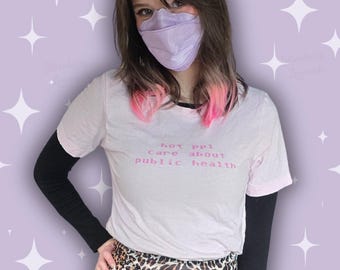 Hot Ppl Care About Public Health - Clean air Advocacy - Airborne Aware Activism - Unisex t-shirt