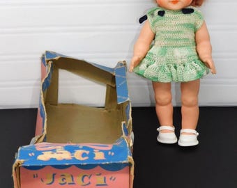 RARE Vintage Paris Doll Company JACI 10" Doll w/ Blinking Eyes in Original Box