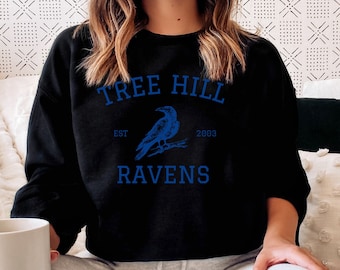 Tree Hill Ravens Sweatshirt, OTH Fan Gift, Tree Hill North Carolina Sweater, Tree Hill High Sweater, College Sweatshirt, Lucas Scott Shirt