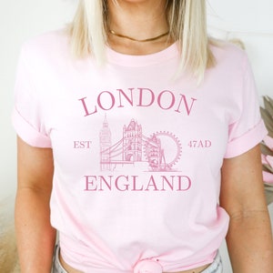 London England Shirt, London Souvenir Gift, UK T-shirt, Big Ben Shirt, United Kingdom Tshirt, London Tourist Shirt, British Gift, Group Tee