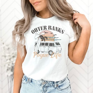 Pogue Life Shirt, Outer Banks T-shirt, OBX Beach Tee, Pogue Side Tshirt, Beach Lover Gift, Surf Road Trip Shirt, North Carolina OBX Shirt