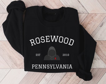Rosewood Pennsylvania Sweatshirt, PLL Fan Gift, Rosewood High Sweater, A Team Sweater, College Sweatshirt, Ali Spencer Hanna Aria Emily Tee