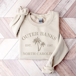 Outer Banks Sweatshirt, North Carolina Sweatshirt, Pogue Life Shirt, OBX Beach Sweater, Pogue Side Shirt, Beach Lover Gift, Road Trip Tee
