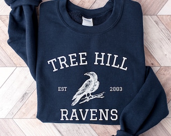 Tree Hill Ravens Sweatshirt, OTH Fan Gift, Tree Hill North Carolina Sweater, Tree Hill High Sweater, College Sweatshirt, Drama TV Shirt