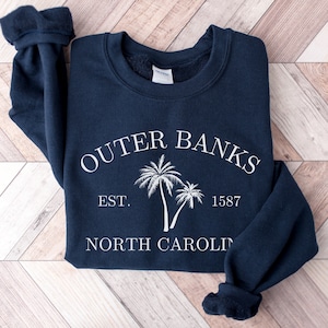 Outer Banks Sweatshirt, North Carolina Sweatshirt, Pogue Life Shirt, OBX Beach Sweater, Pogue Side Shirt, Beach Lover Gift, Road Trip Tee