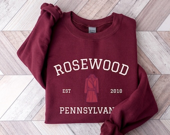 Rosewood Pennsylvania Sweatshirt, PLL Fan Gift, Rosewood High Sweater, A Team Sweater, College Sweatshirt, Ali Spencer Hanna Aria Emily Tee