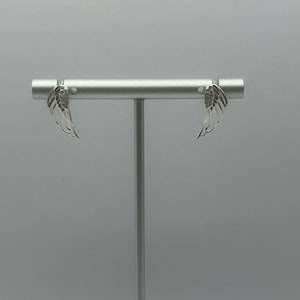 Sterling silver Angel wings drop earrings