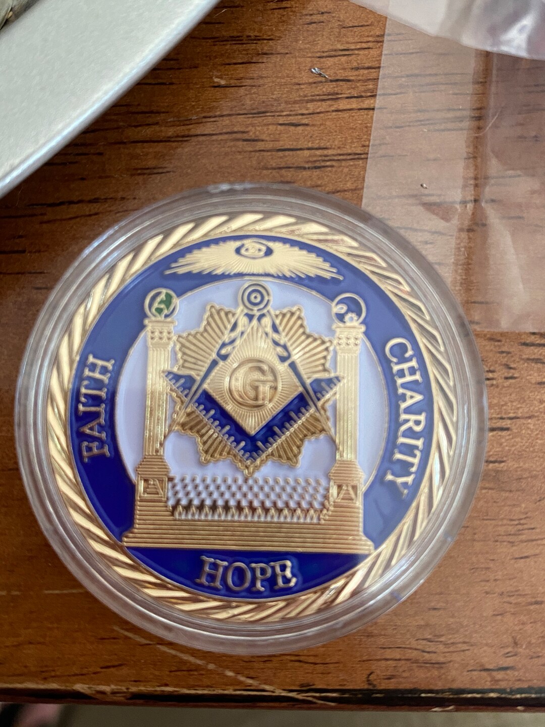 Masonic Challenge Coin Etsy