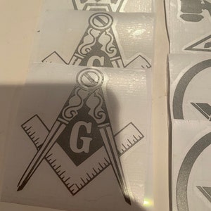 Masonic decals