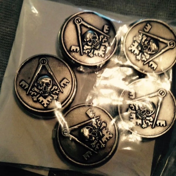 Skull button covers