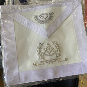 Past Master Masonic Apron