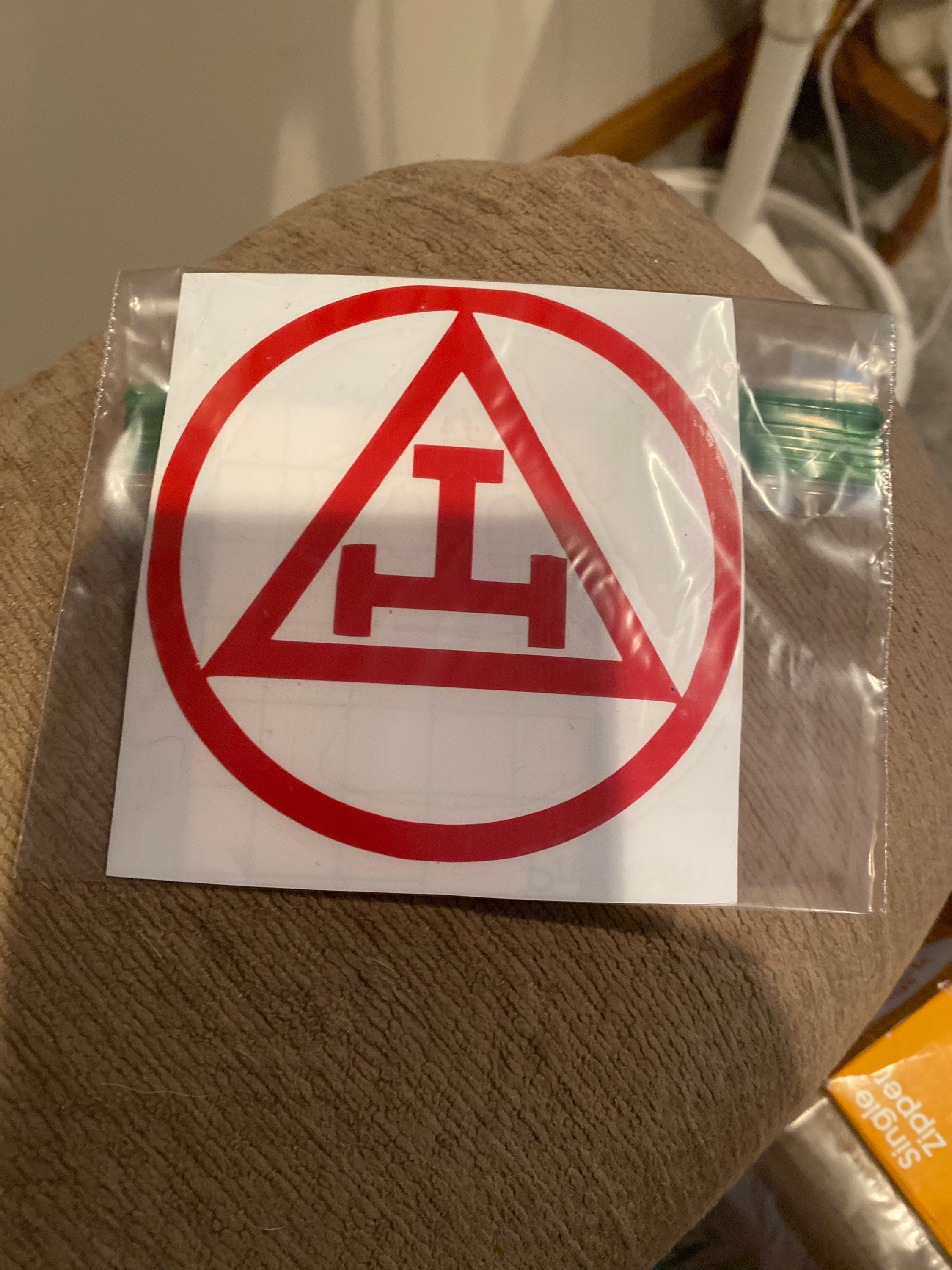 Shriner Logo Masonic Decal Sticker Freemason Truck Car Auto - Foto 4