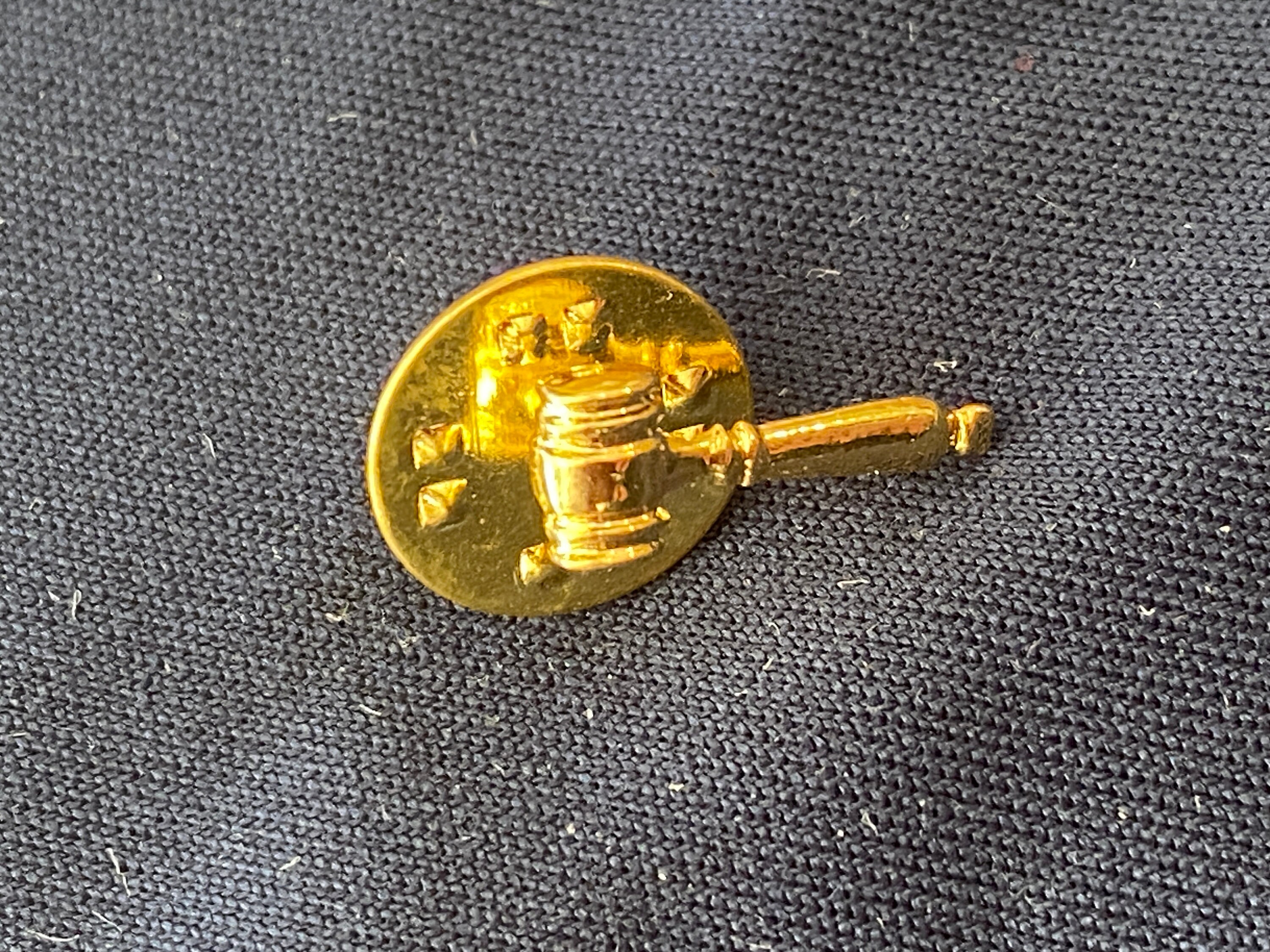 Gavel Pin - Etsy