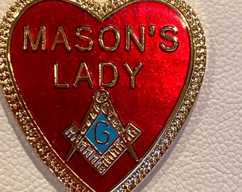 Mason Lady Masonic Pin