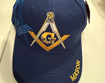 Masonic Square and Compass baseball cap