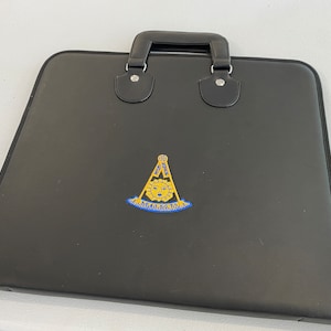 Blue and Gold Past Master Apron Case