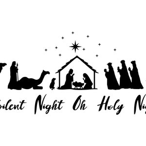 Nativity Scene SVG File