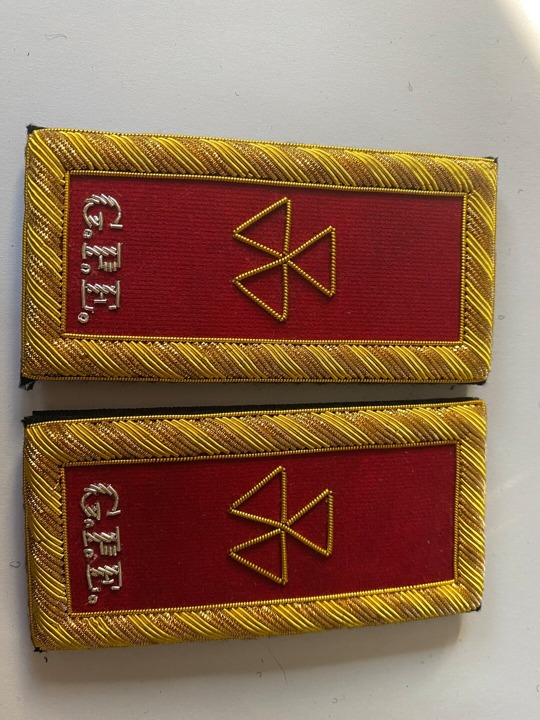 Knight Templar Shoulder Boards - Etsy
