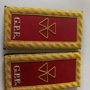 Knight Templar Shoulder boards