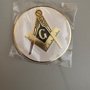 Square and Compass Car emblem